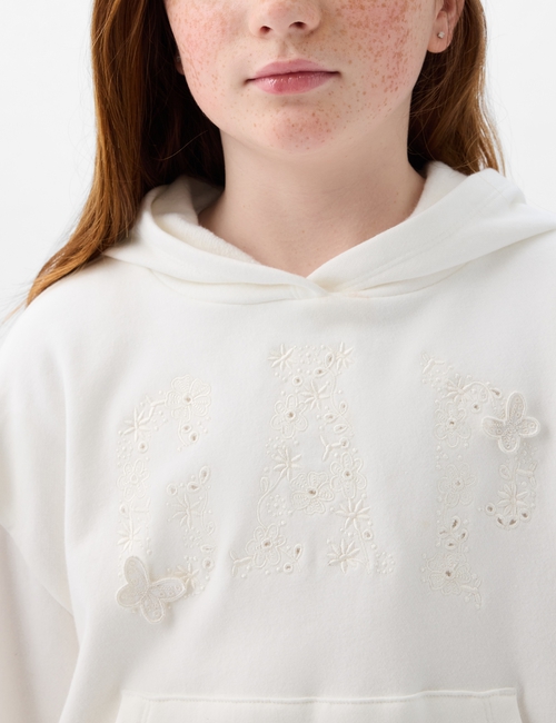Kids Embroidered Arch Logo Hoodie
