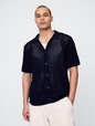 Mesh Sweater Shirt