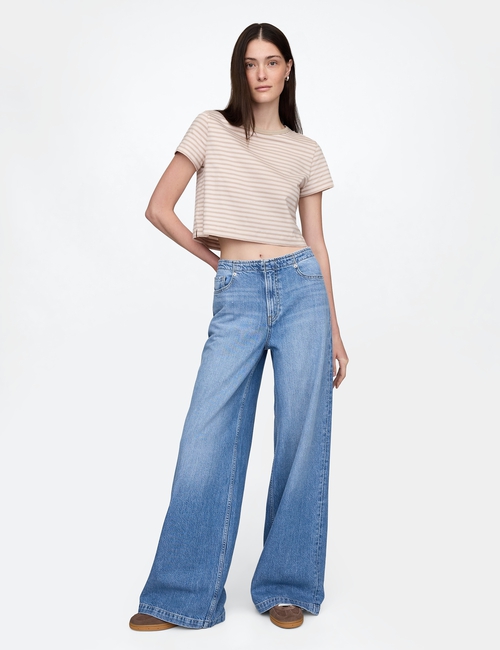 Mid Rise UltraSoft Baggy Jeans