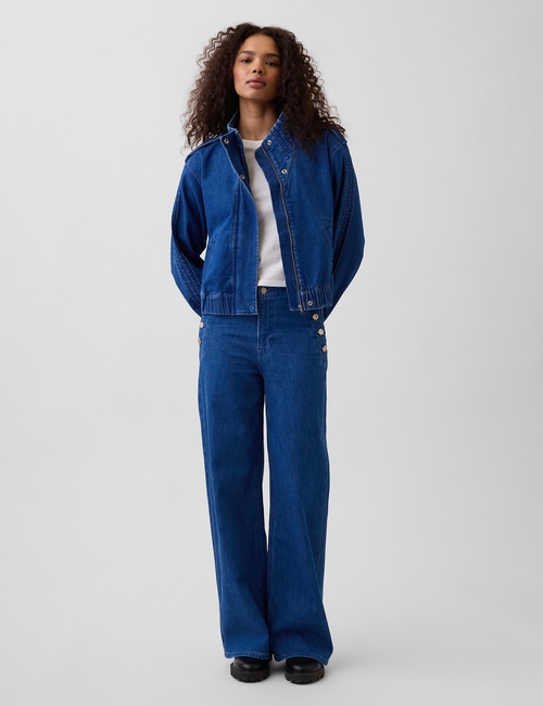 GAP X HFR NDIGO PINTUCK JACKET