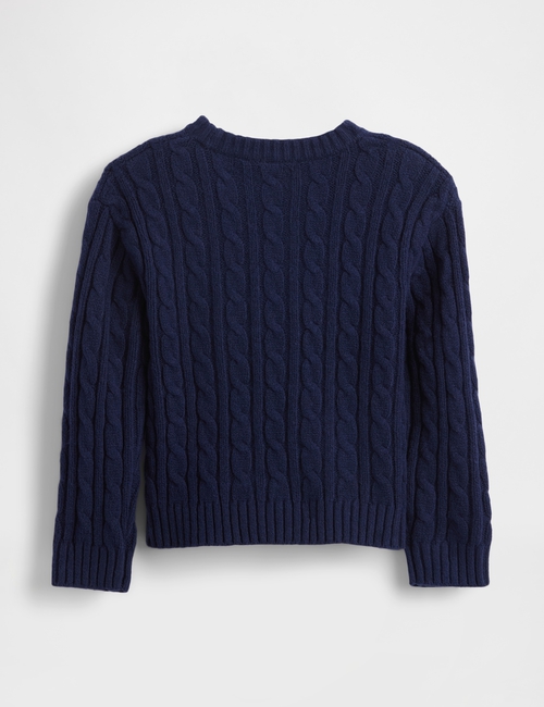CASHSOFT CABLE SWEATER