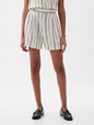 365 High Rise Linen-Blend Shorts