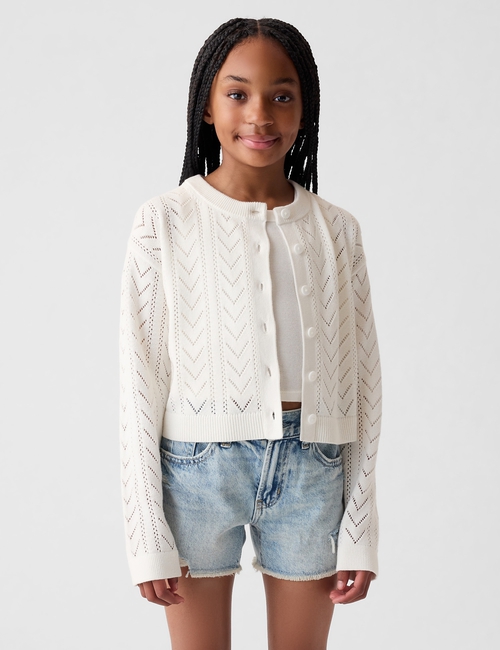 Kids Pointelle Sweater