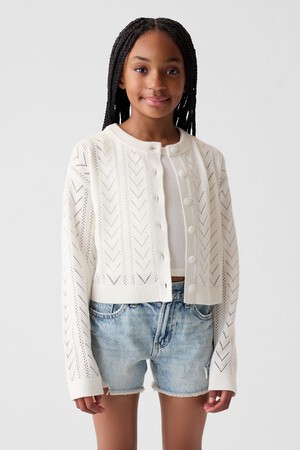 Kids Pointelle Sweater