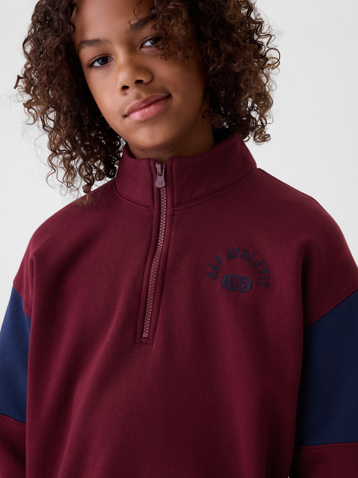Youth half zip pullover discount