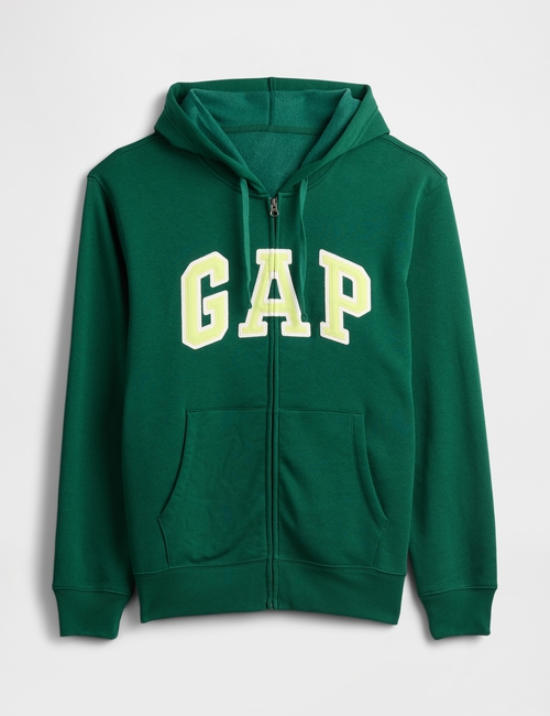 Relaxed Gap Logo Zip Hoodie