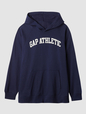 Logo Side Slit Hoodie