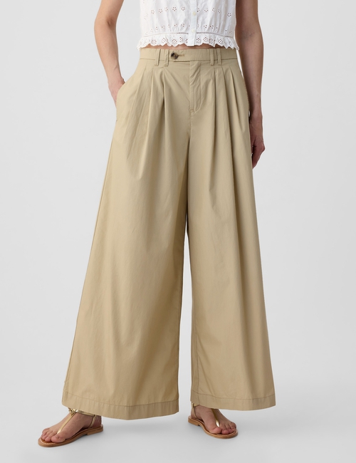 Gap × DÔEN High Rise Khaki Trousers