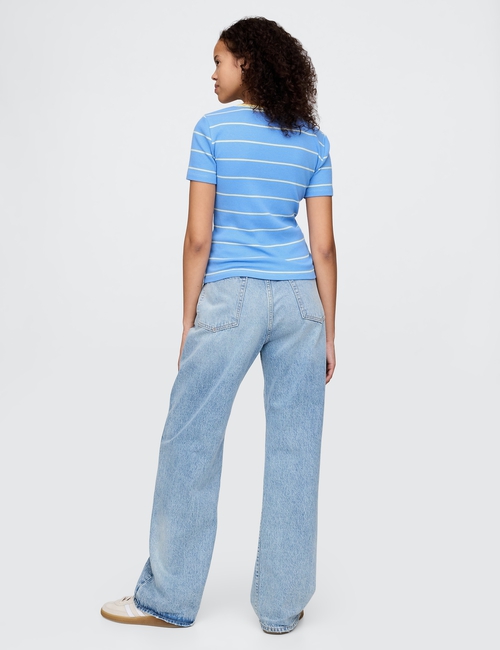 Modern Cropped Logo T-Shirt