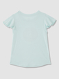 Kids Flippy-Sequin Flutter Sleeve Graphic T-Shirt
