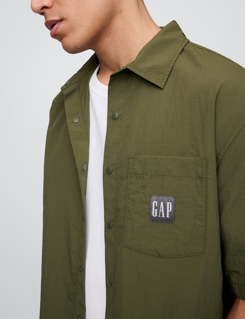 100% Recycled Relaxed Nylon Shirt