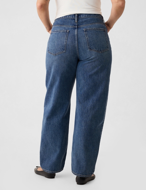 High Rise Barrel Jeans
