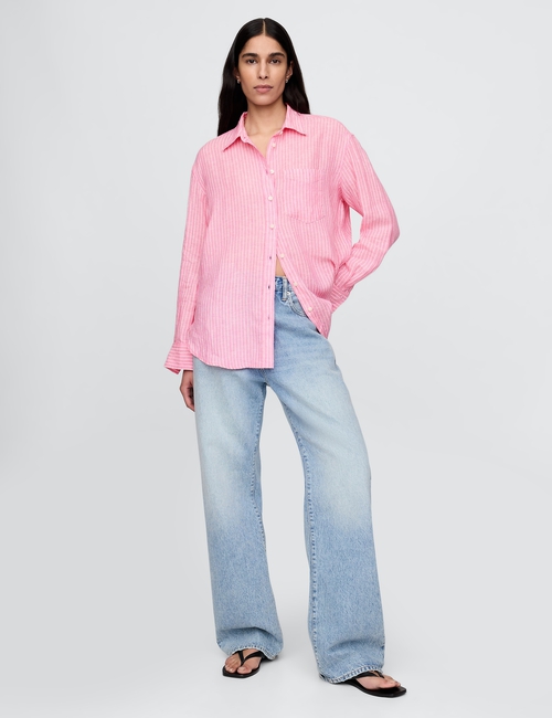 100% Linen Oversized Shirt