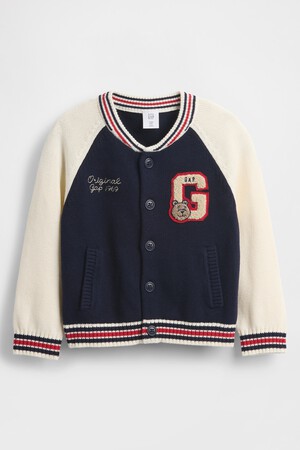 Baby & Toddler Varsity Logo Sweater Jacket