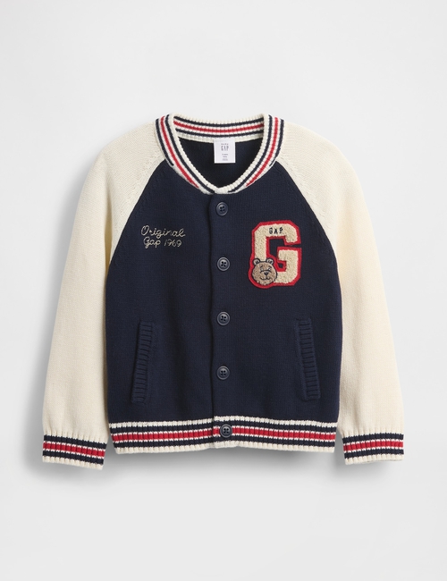 Baby & Toddler Varsity Logo Sweater Jacket
