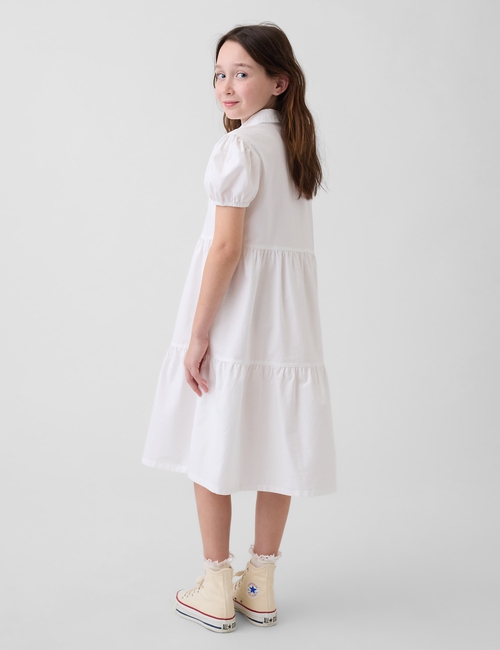 Kids Brannan Bear Tiered Shirtdress