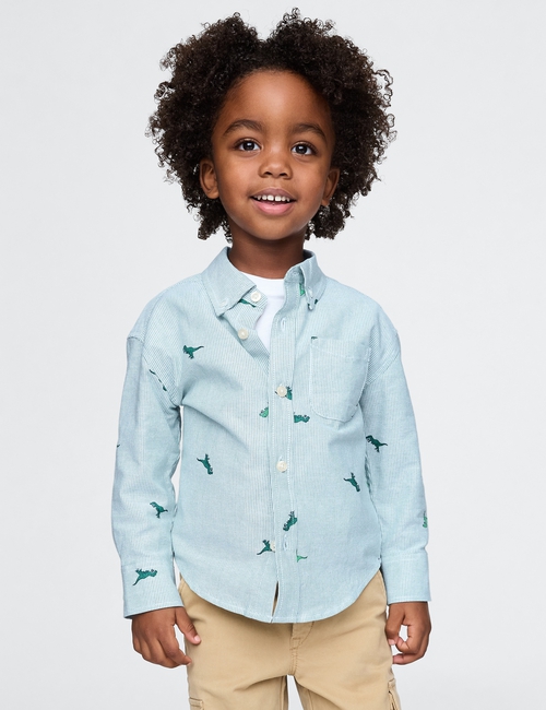 Baby & Toddler Striped Oxford Big Shirt