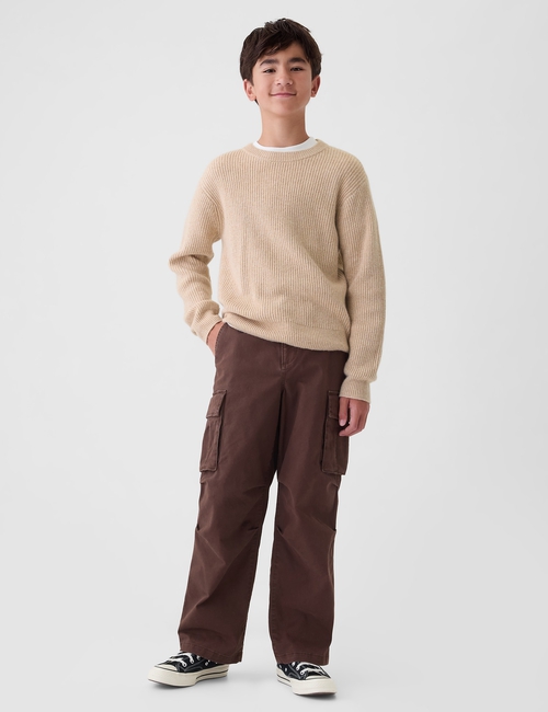 CashSoft Rib Crewneck Sweater