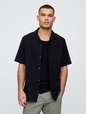 V-SS STANDARD LINEN COTTON RESORT COLLAR
