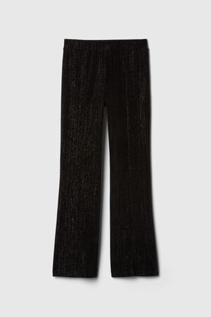 Shine Velvet Flare Leggings