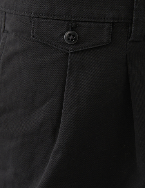 Modern Pleated Khakis in Baggy Fit