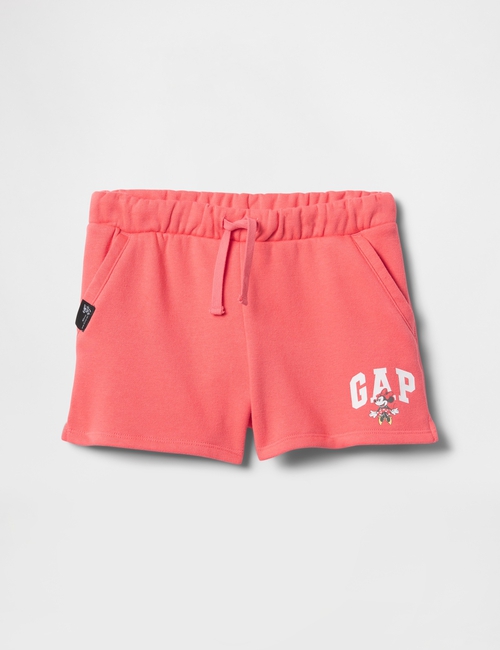 GapKids | Disney Mickey Mouse Relaxed Logo Pull-On Shorts