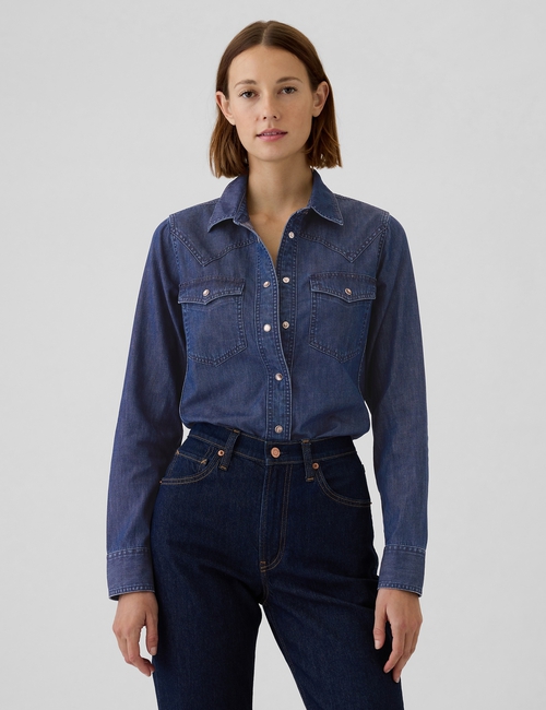 Denim Western Shirt