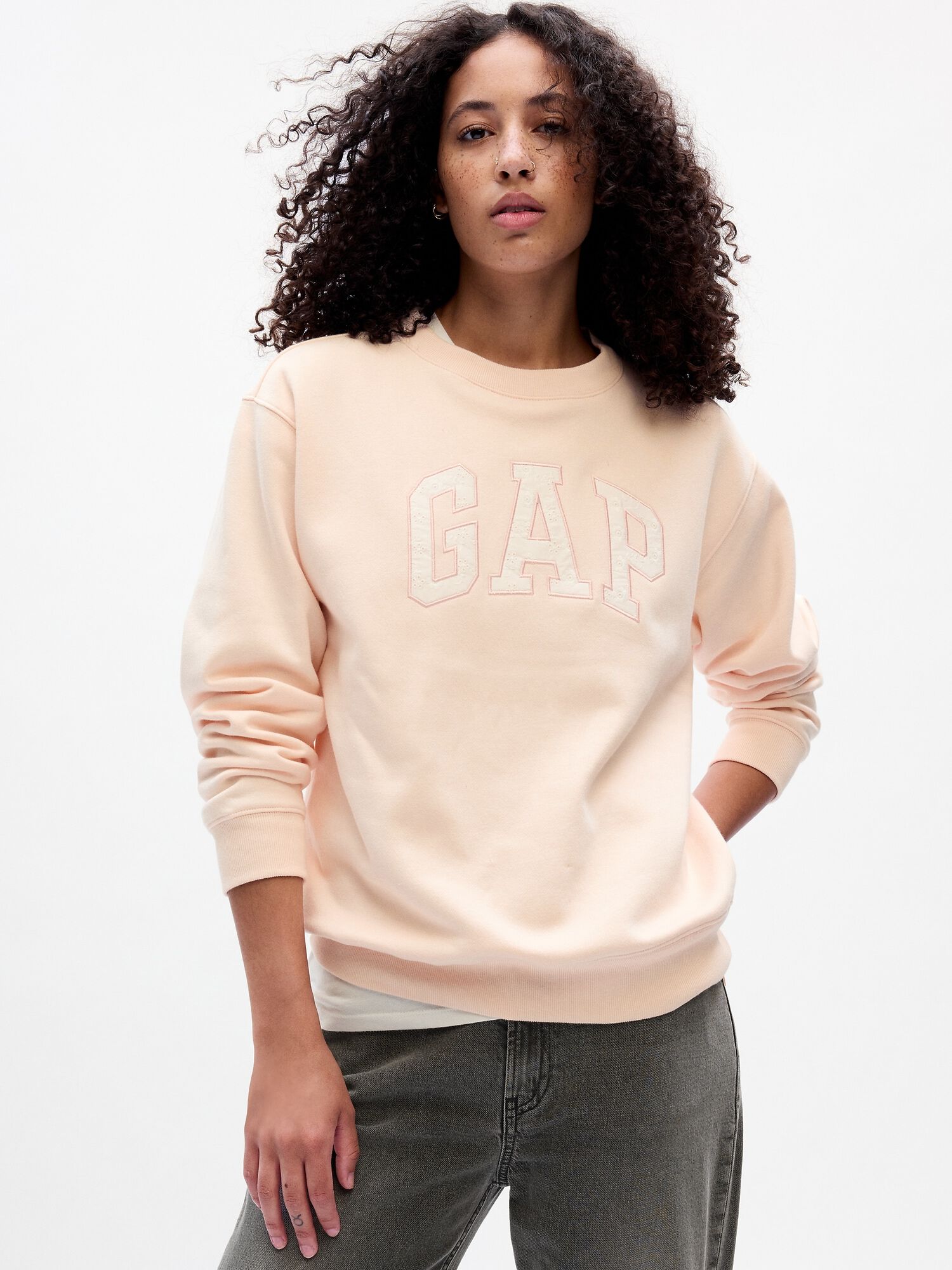 Shop Relaxed Gap Logo Sweatshirt for Women GAP UAE