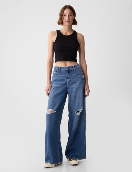 Mid Rise UltraSoft Baggy Jeans
