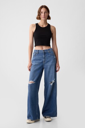 Mid Rise UltraSoft Baggy Jeans