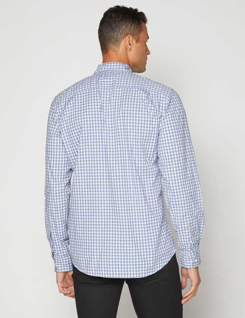 Stretch Poplin Shirt in Slim Fit