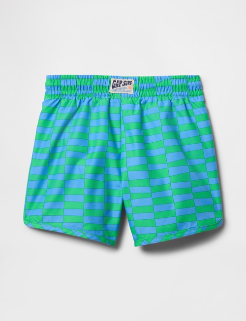 Baby & Toddler Recycled Dolphin Hem Swim Trunks