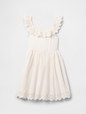 Kids Eyelet Ruffle Dress