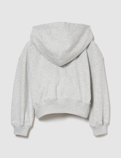 Kids VintageSoft Terry Oversized Crop Logo Zip Hoodie