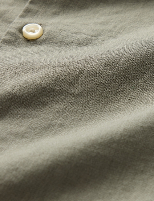Linen-Blend Vacay Shirt in Standard Fit