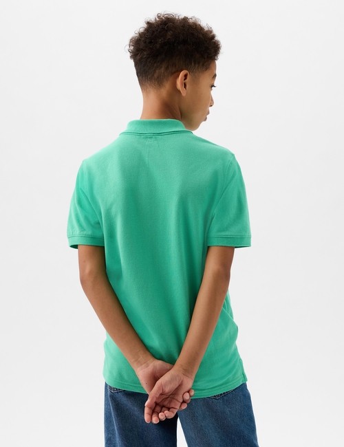 Kids Gap Logo Pique Polo Shirt