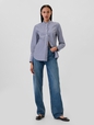Classic Poplin Ruffle Shirt