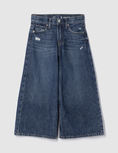 Kids Mid Rise Baggy Jeans