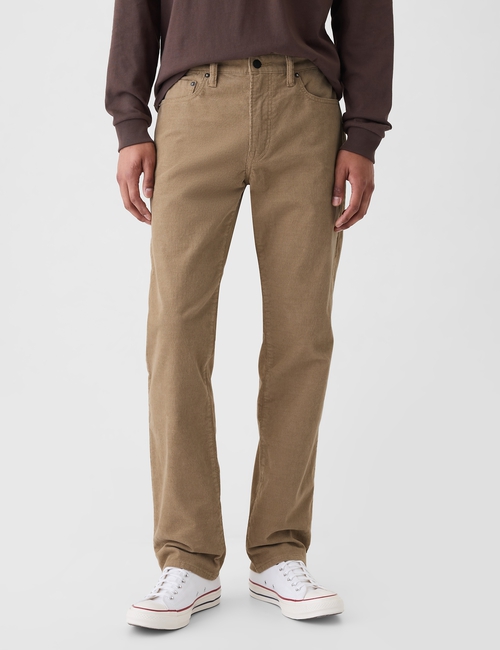 Straight Corduroy Jeans with GapFlex