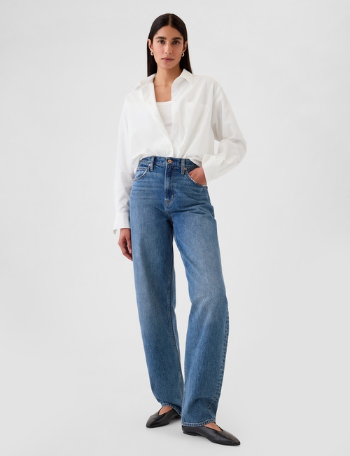 High Rise Barrel Jeans