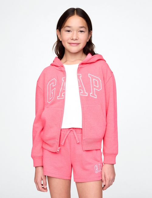 Kids Relaxed Gap Logo Zip Hoodie