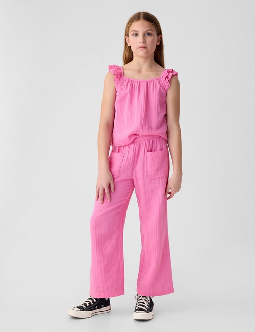 Kids Crinkle Gauze Pants