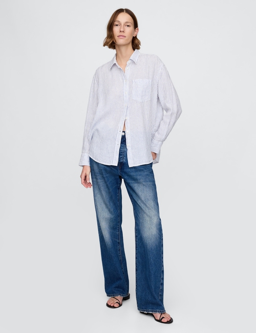 100% Linen Oversized Shirt