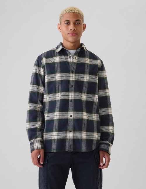 Organic Cotton Flannel Shirt