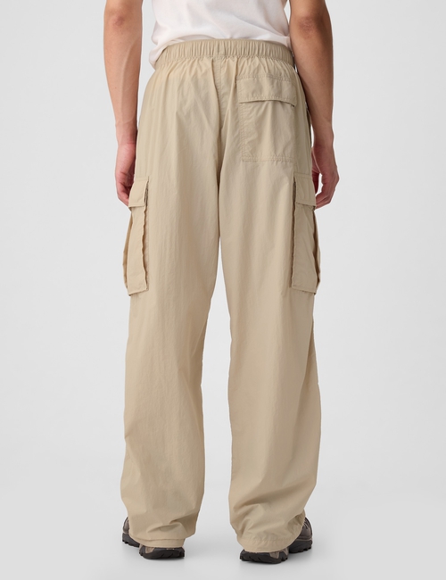 Nylon Cargo Pants