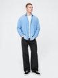 Linen-Cotton '90s Loose Herringbone Pants