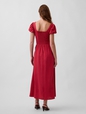 SS DROPWAIST LINEN MAXI DRESS