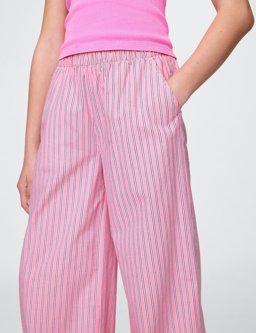 Kids Poplin Baggy Pants