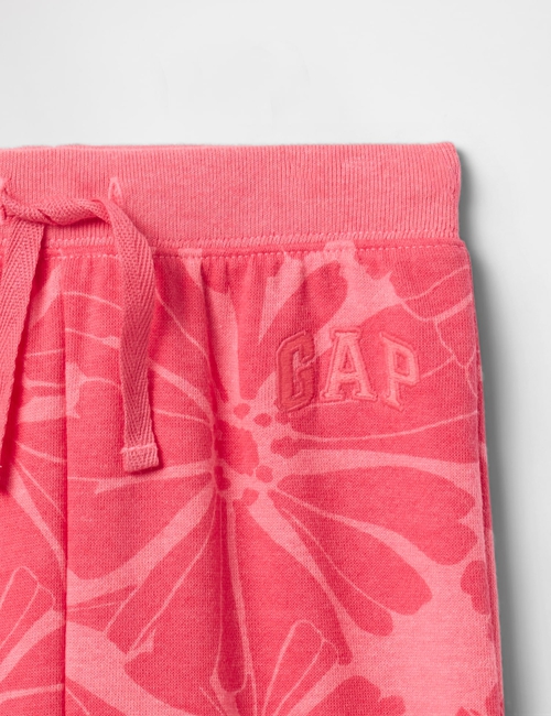 babyGap Logo Wide-Leg Pull-On Joggers