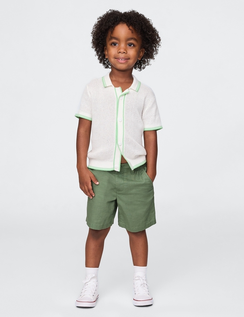 Baby & Toddler Linen-Cotton Shorts